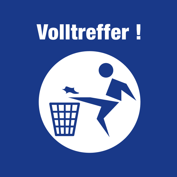 Kampagnenvisual der aha Volltreffer-Kampagne Hannover Kampagnenvisual der aha Volltreffer-Kampagne Hannover